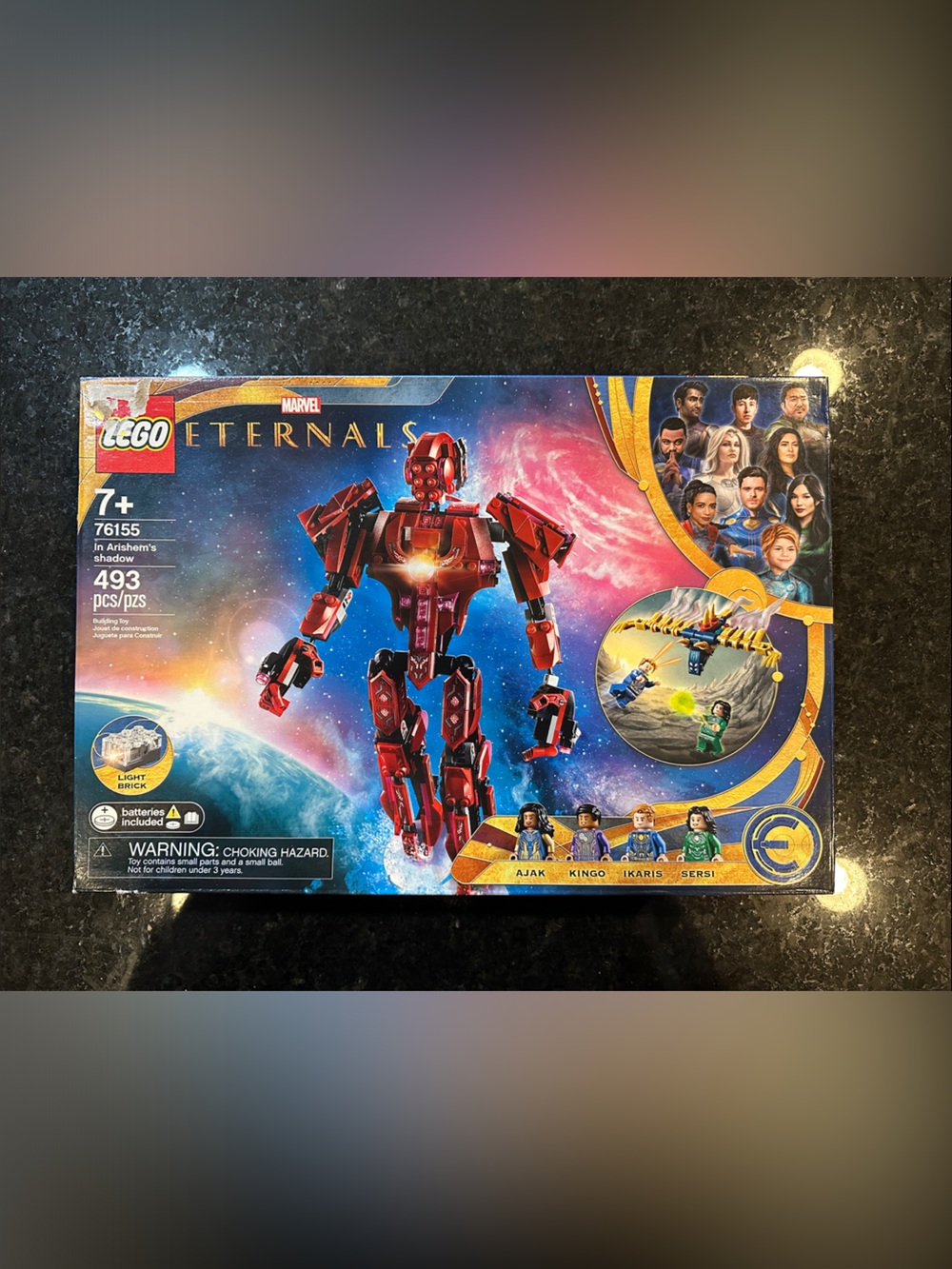 Lego Marvel Eternals in Arishems shadow